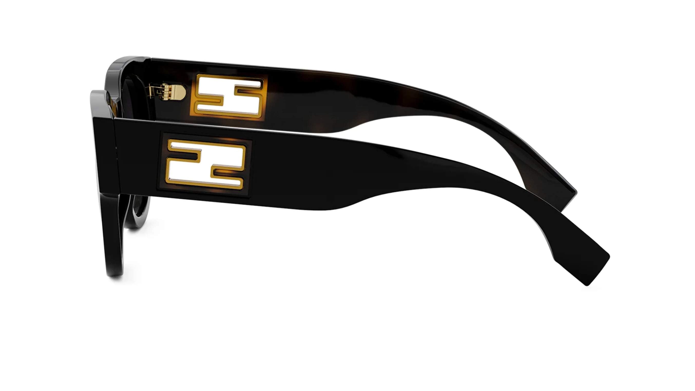 FENDI BAGUETTE SUNGLASSES - FE40147I 01B 53