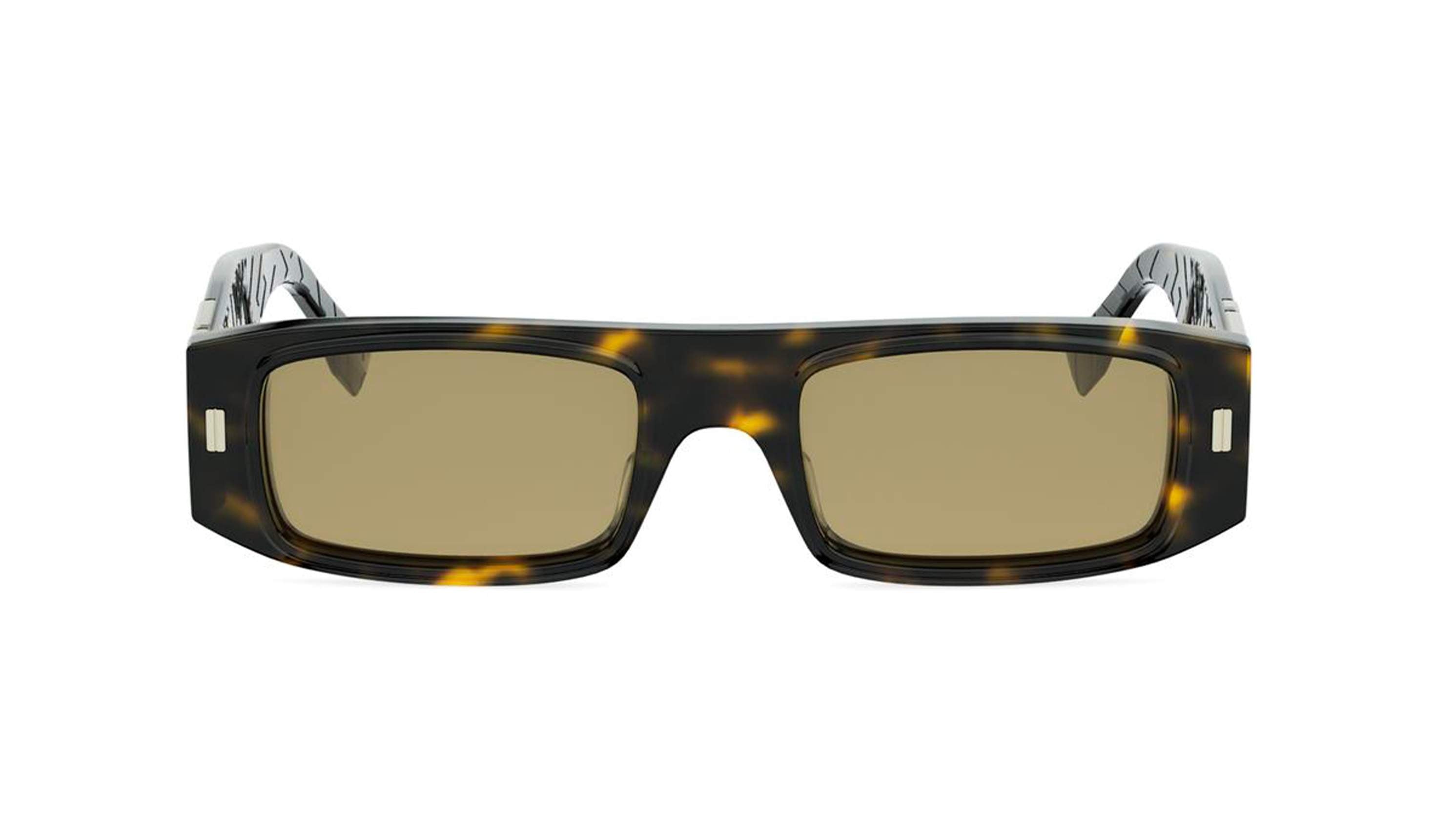 FENDI SQUARED SUNGLASSES - FE40181I 52E 52
