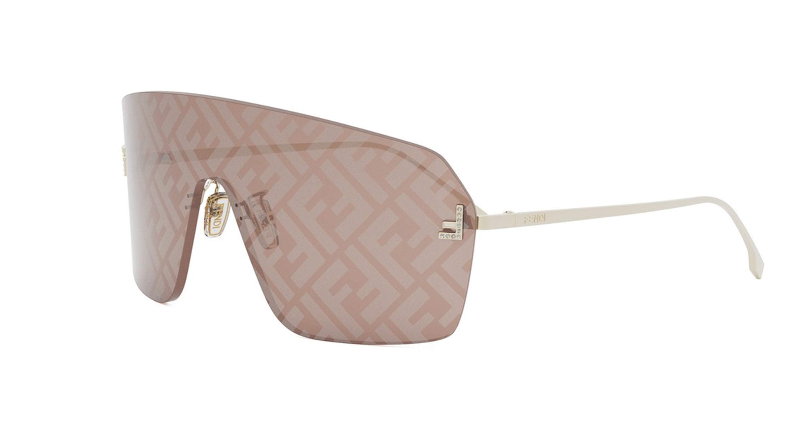 FENDI FIRST CRYSTAL SUNGLASSES - FE4121US 32E 00
