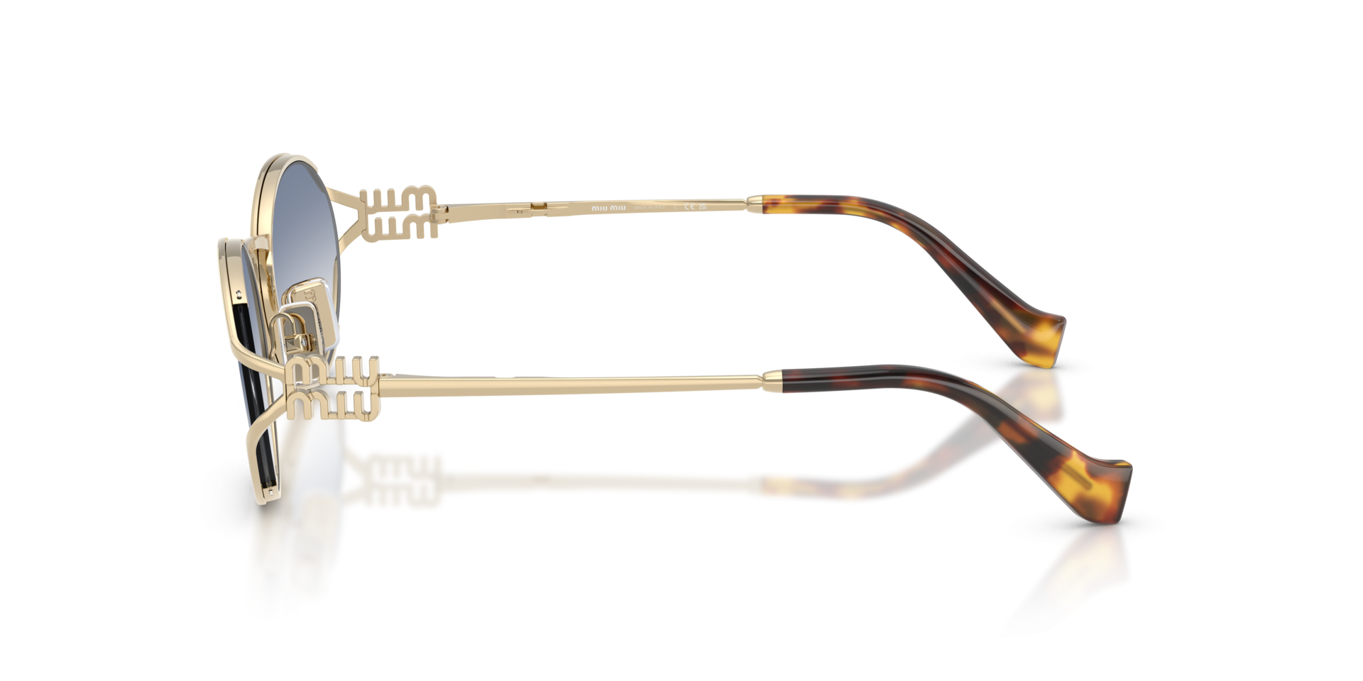MIU MIU SUNGLASSES LOGO - MU 52YS ZVN80O 54