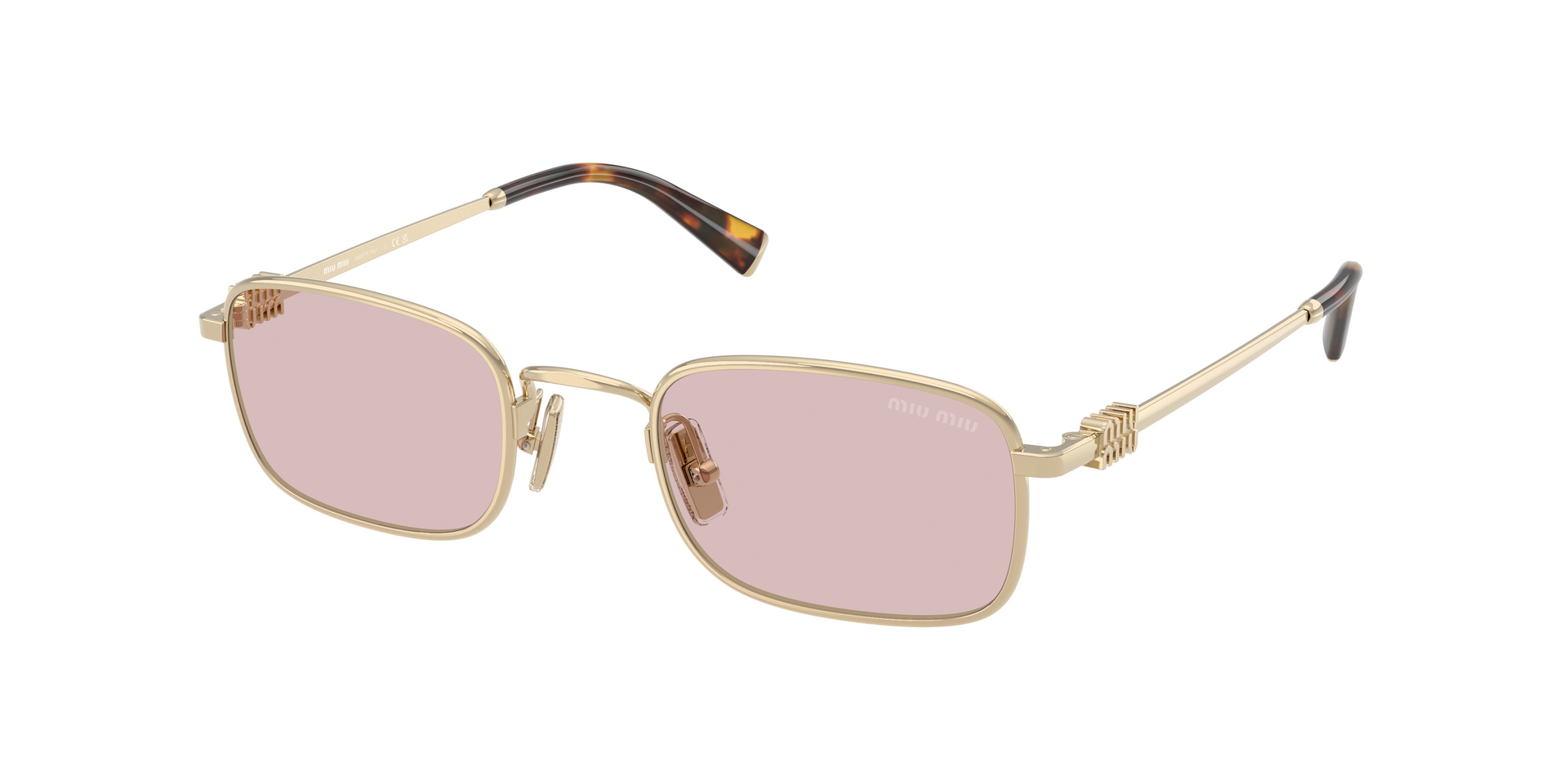 MIU MIU SUNGLASSES LOGO - MU A53S ZVN4I0 49