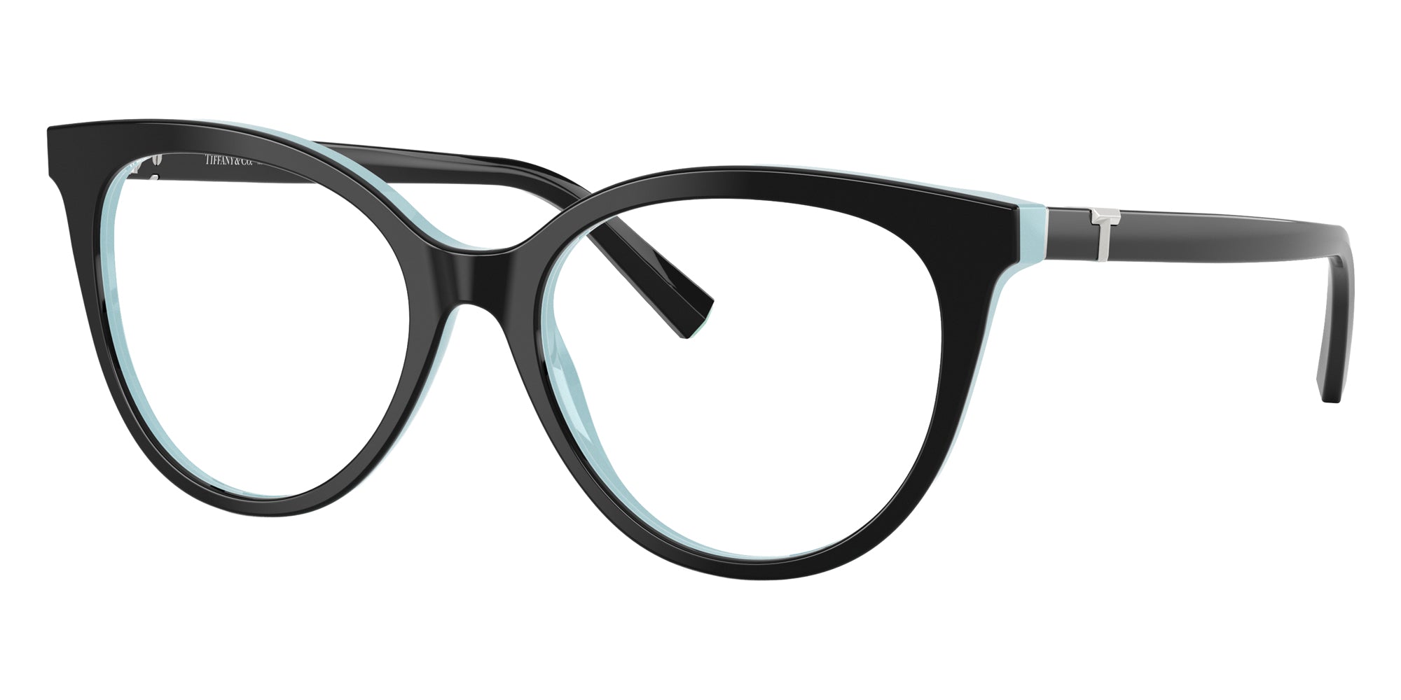 TIFFANY EYEGLASSES - TF2277 8055 51 - Black on Tiffany Blue