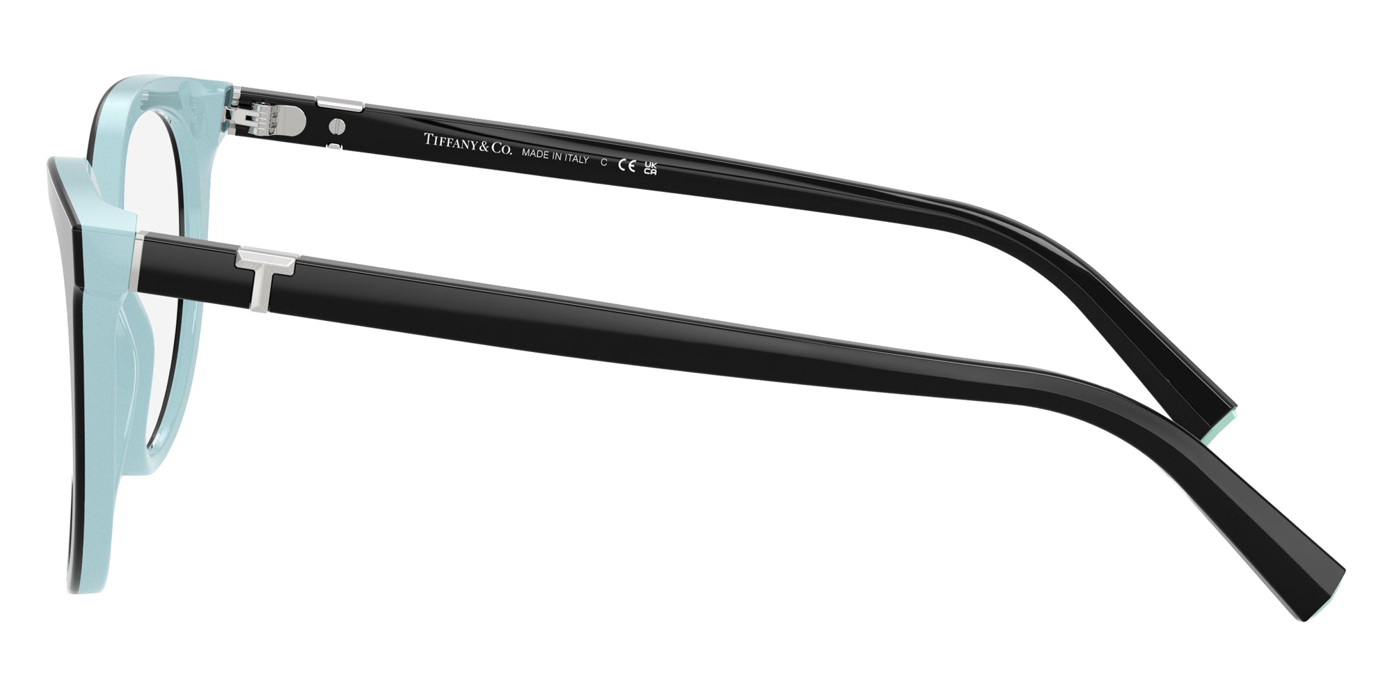 TIFFANY EYEGLASSES - TF2277 8055 51 - Black on Tiffany Blue