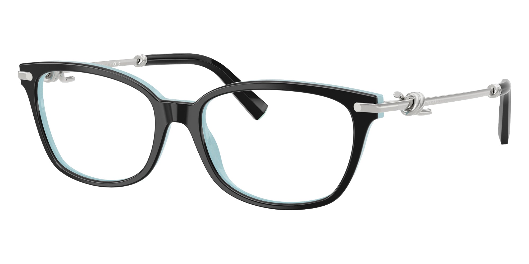 TIFFANY EYEGLASSES - TF2281 8055 51 - Black on Tiffany Blue