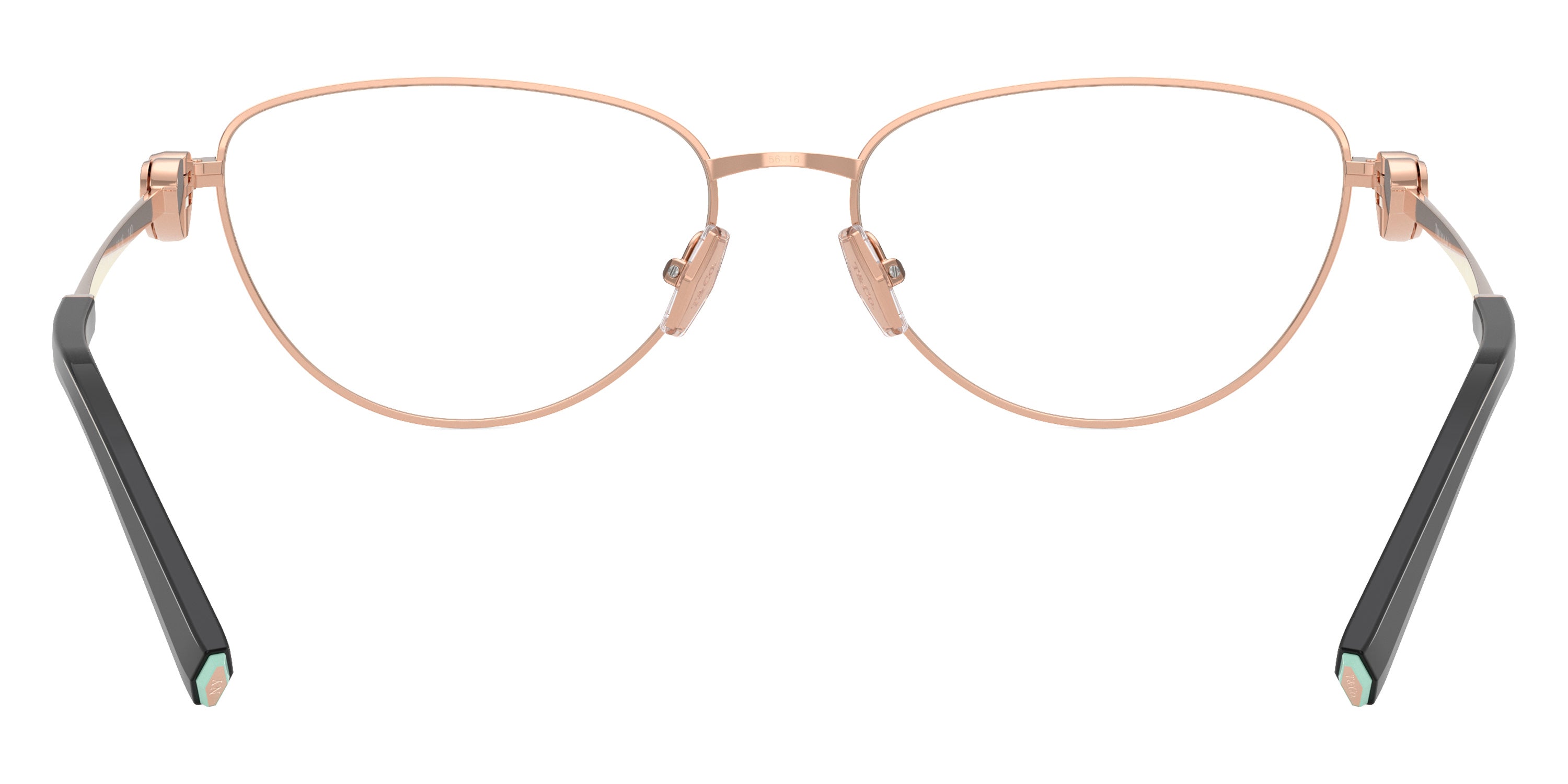 TIFFANY EYEGLASSES - TF1164B 6105 54 - Black on Rose Gold