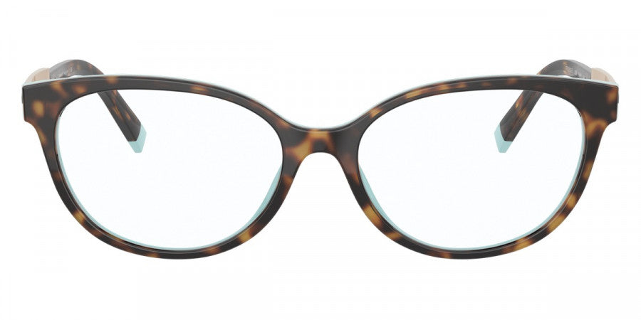 TIFFANY EYEGLASSES - TF2203B 8134 52 - Havana on Tiffany Blue