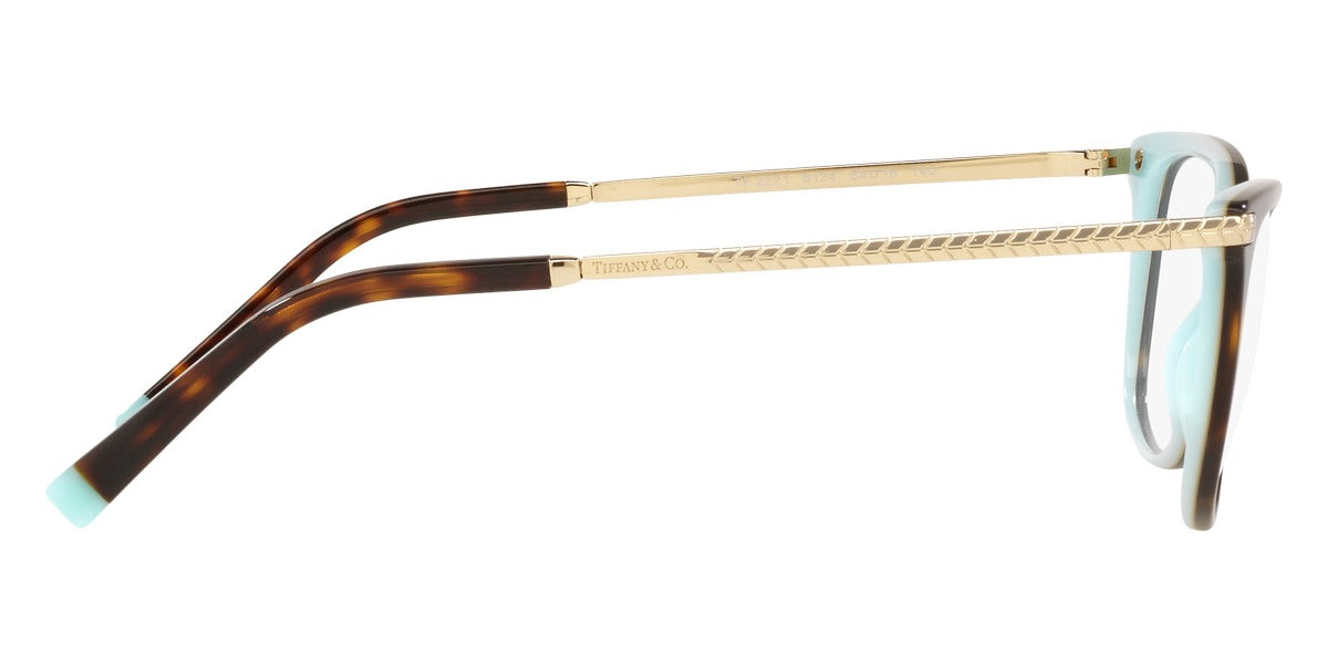 TIFFANY EYEGLASSES - TF2221F 8134 54 - Havana on Tiffany Blue