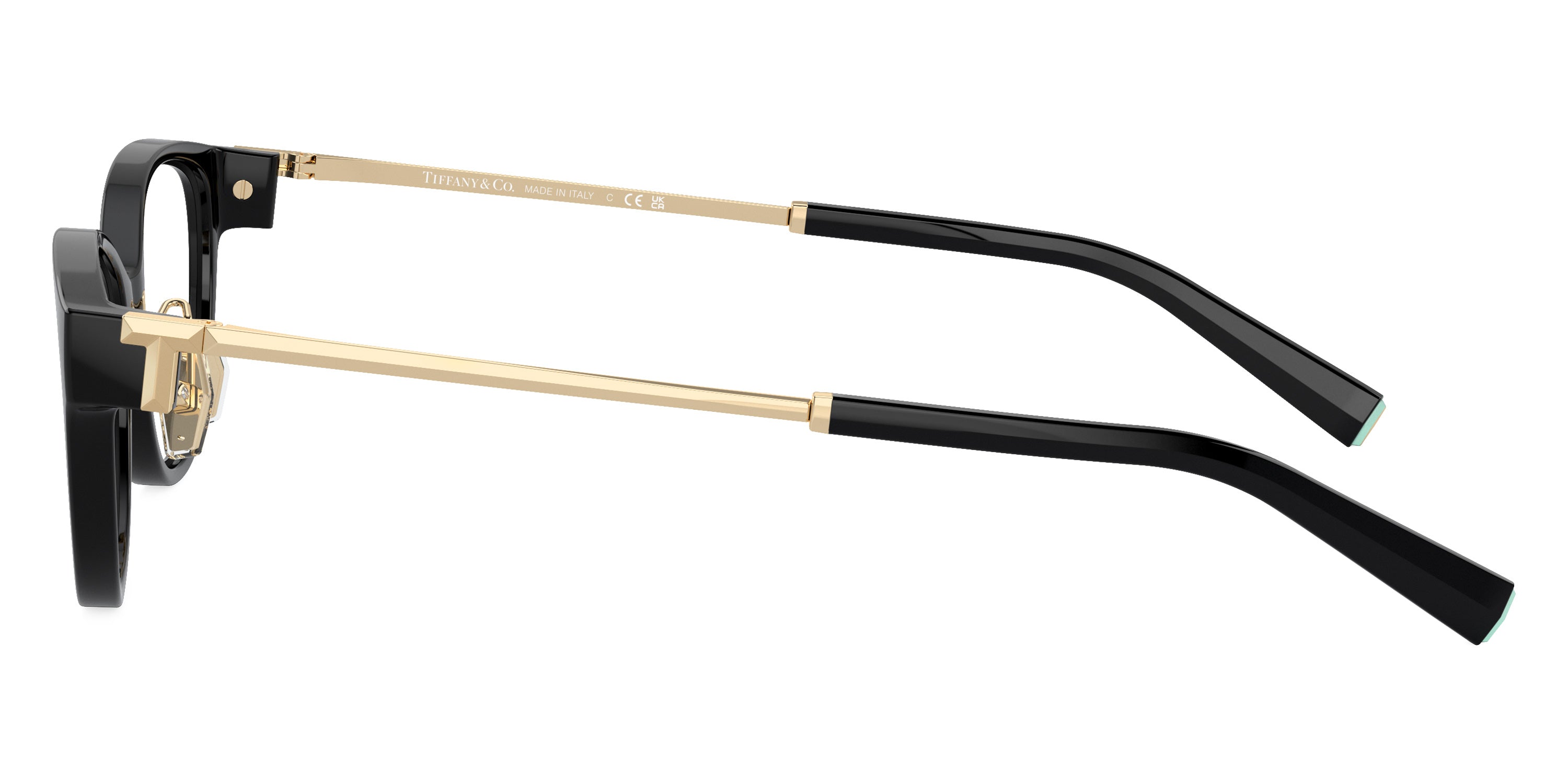 TIFFANY EYEGLASSES - TF2252D 8001 51 - Black/Pale Gold