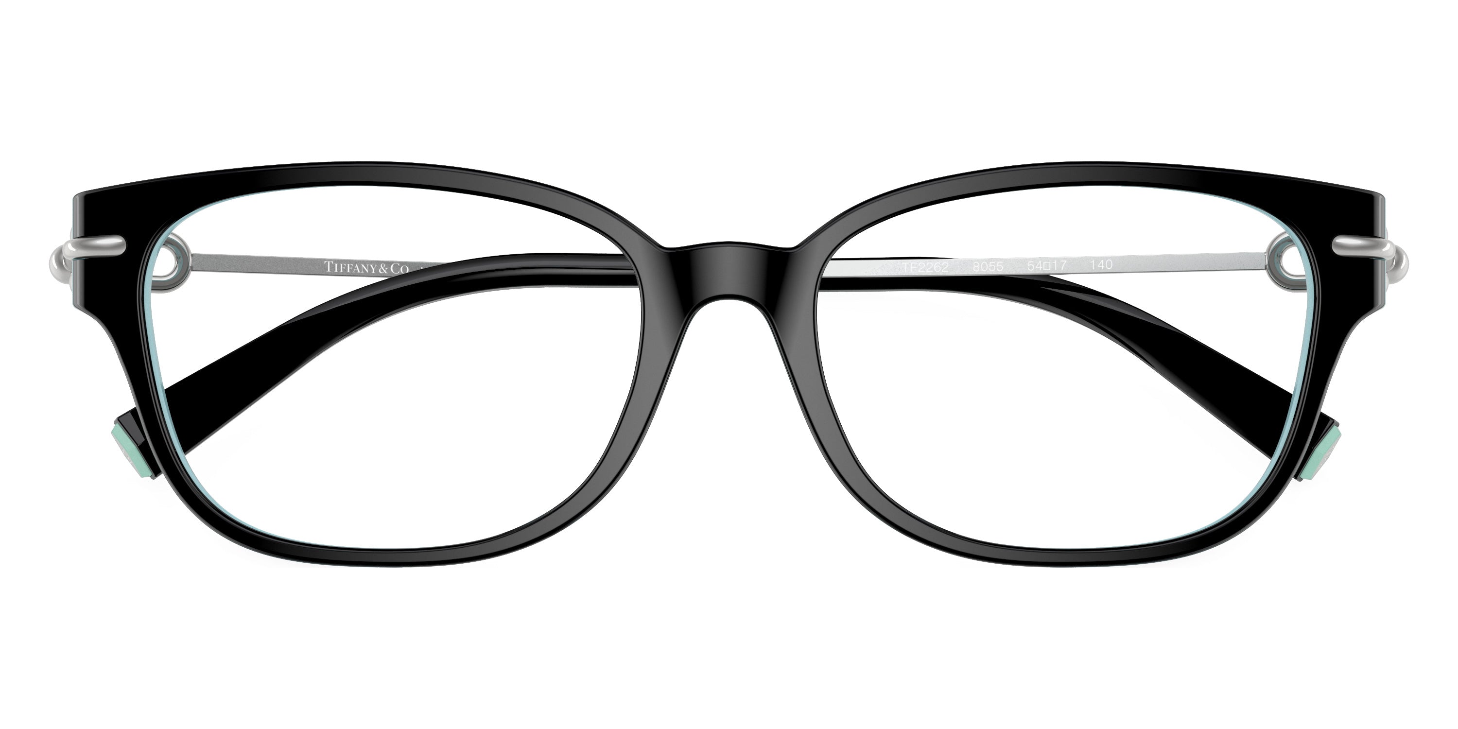 TIFFANY EYEGLASSES - TF2262 8055 54 - Black on TIFFANY Blue