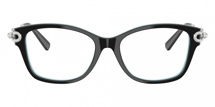 TIFFANY EYEGLASSES - TF2266 8055 51 - Black on Tiffany Blue