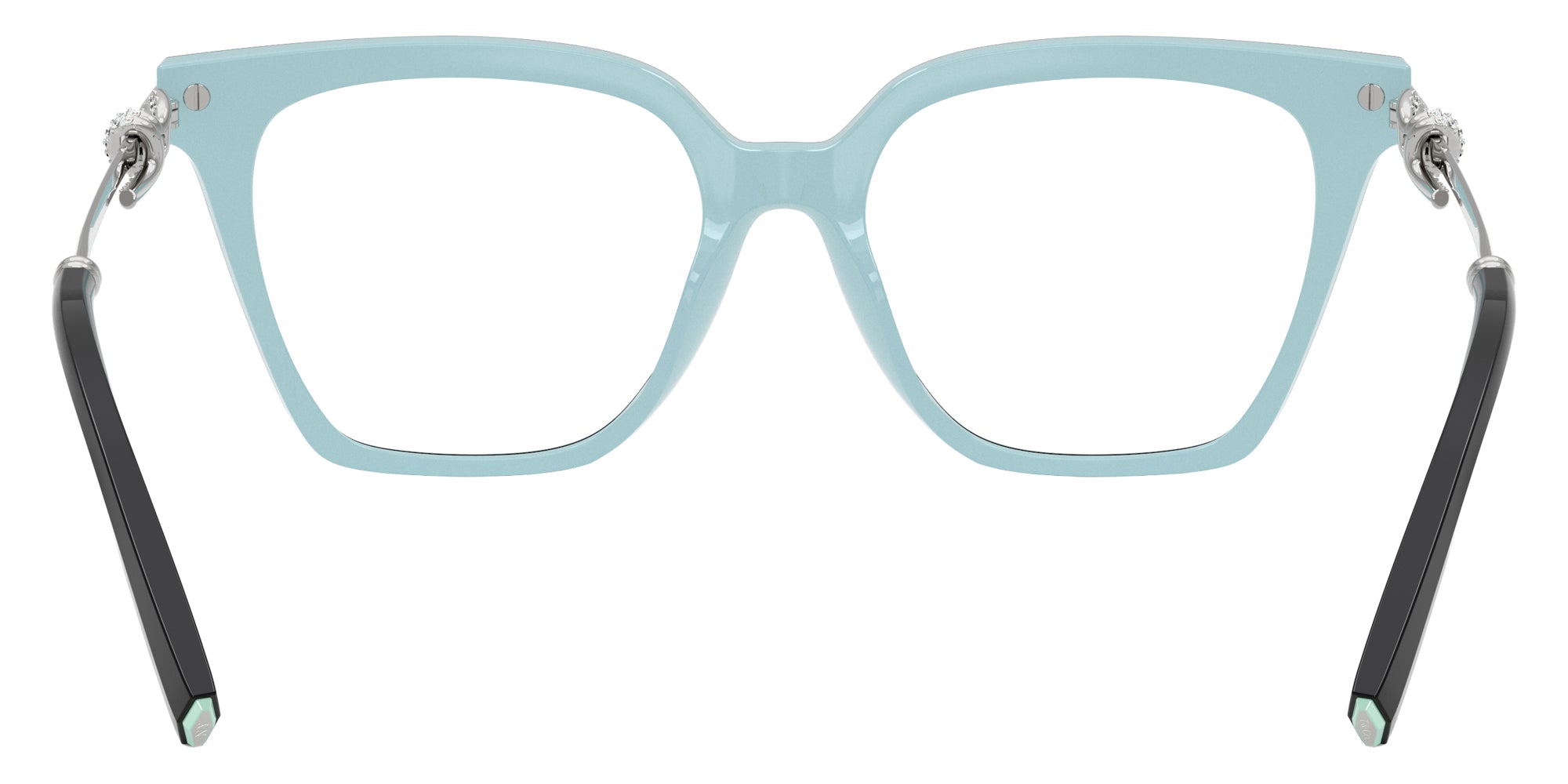 TIFFANY EYEGLASSES - TF2284B 8055 53 - Black on Tiffany Blue