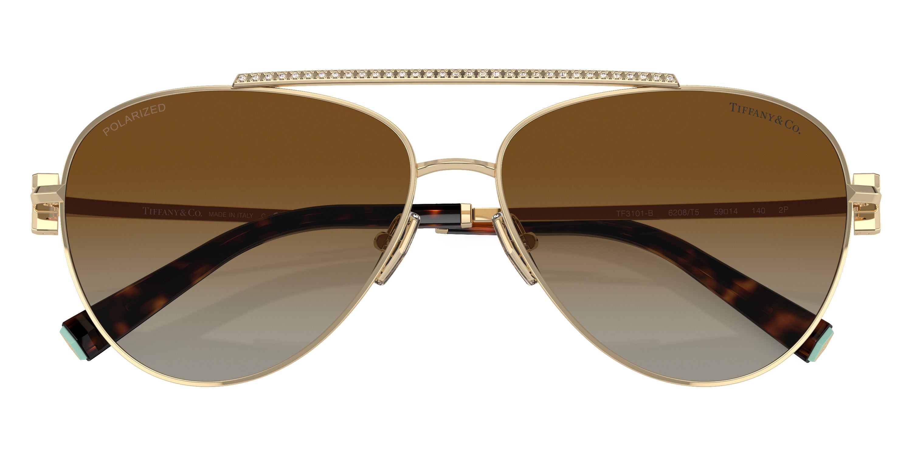 TIFFANY SUNGLASSES - TF3101B 6208T5 59 - Pale Gold