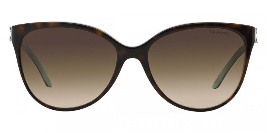 TIFFANY SUNGLASSES - TF4089B 81343B 58 - Havana on Tiffany Blue