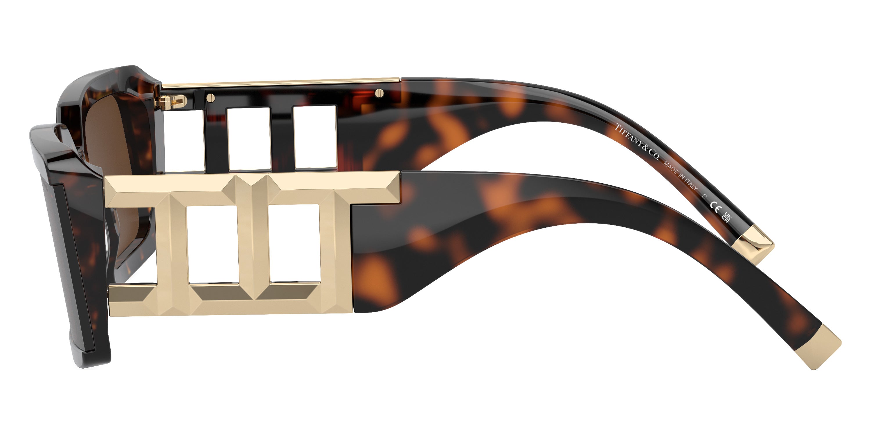 TIFFANY SUNGLASSES - TF4197 80153G 62 - Havana/Pale Gold