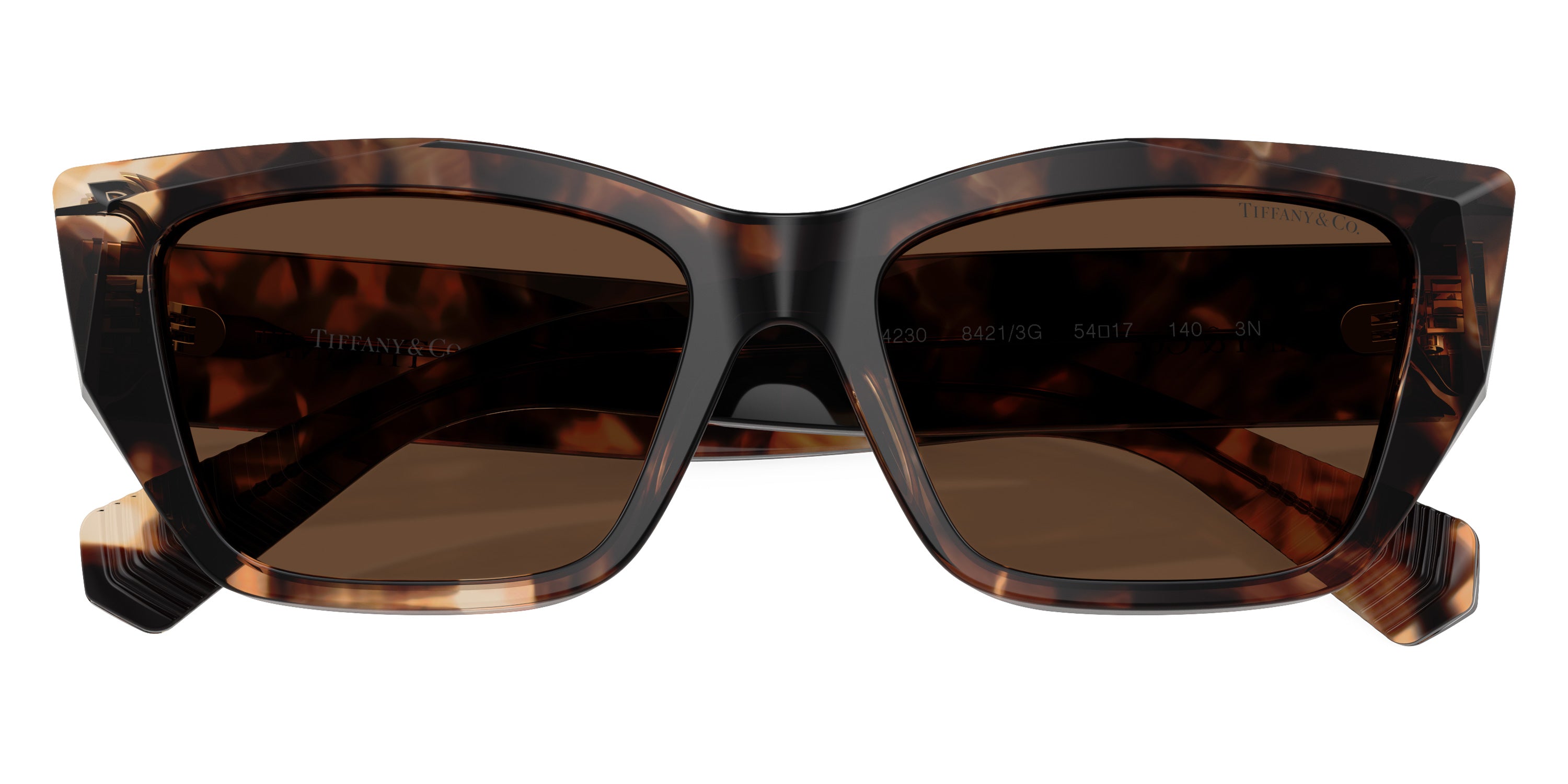 TIFFANY SUNGLASSES - TF4230 84213G 54 - Spotted Brown Havana