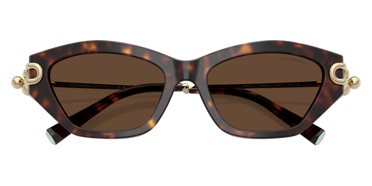 TIFFANY SUNGLASSES - TF4231U 80153G 53 - Havana/Pale Gold