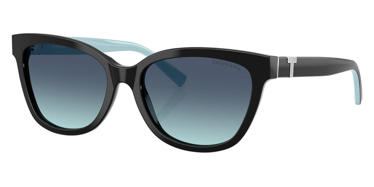 TIFFANY SUNGLASSES - TF4237B 80019S 55 - Black on Tiffany Blue