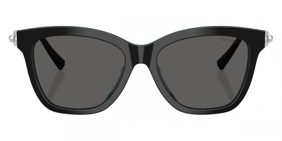 TIFFANY SUNGLASSES - TF4241D 8055S4 54 - Black on Tiffany Blue