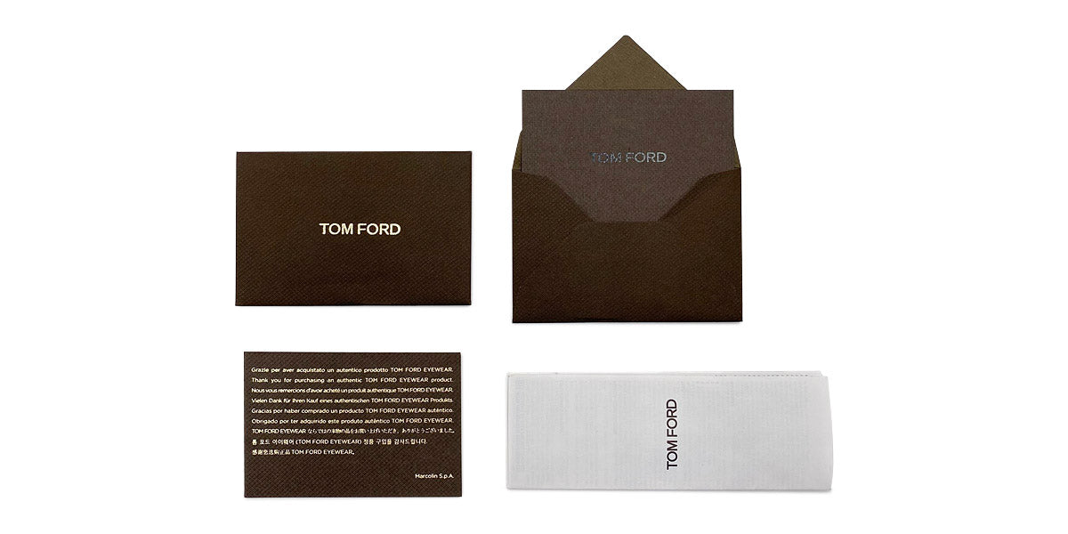 TOM FORD CLIP-ON EYEGLASSES - FT5760-B 001