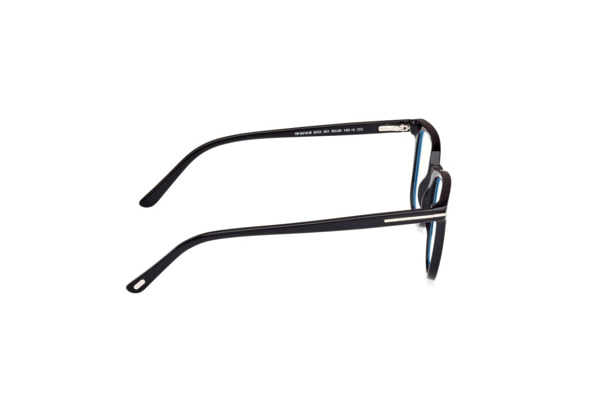TOM FORD CLIP-ON EYEGLASSES - FT5916-B 001 50
