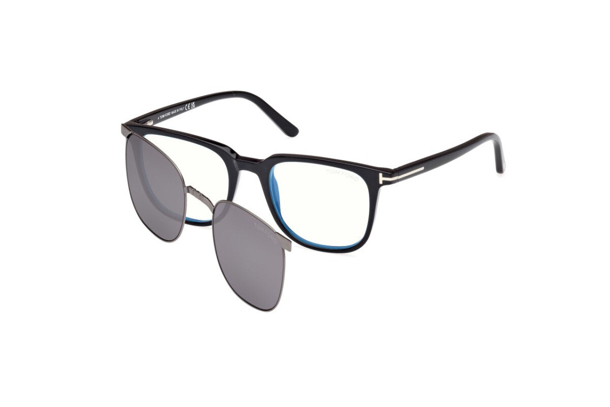 TOM FORD CLIP-ON EYEGLASSES - FT5916-B 001 50