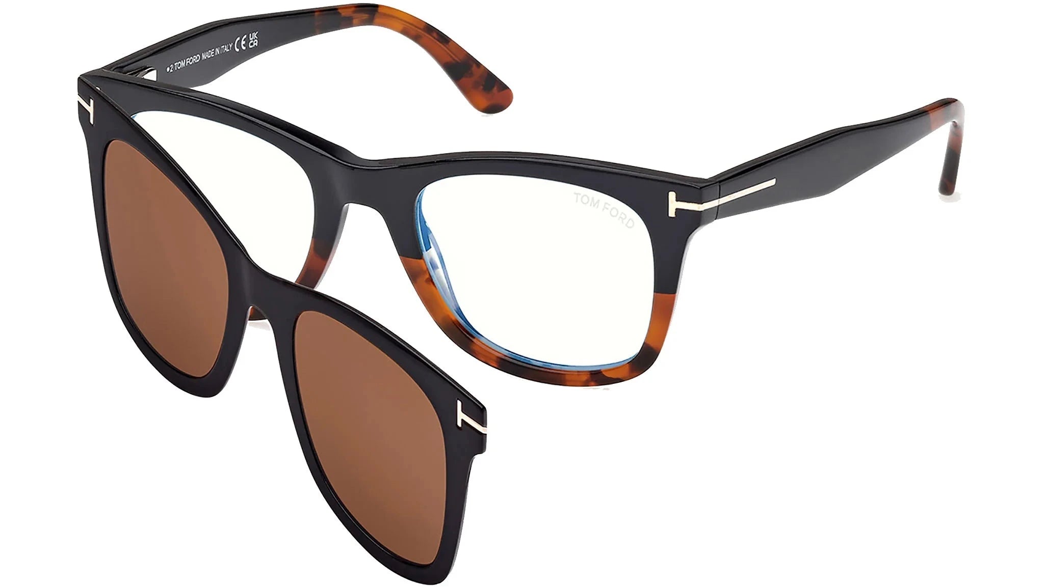 TOM FORD CLIP-ON EYEGLASSES - FT5970-B 5 50