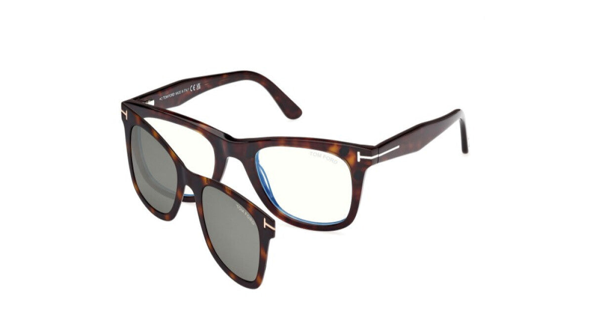 TOM FORD CLIP-ON EYEGLASSES - FT5970-B 001 50