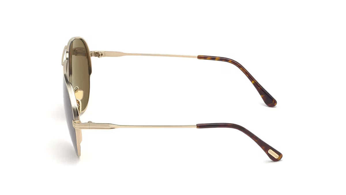 TOM FORD EYEGLASSES - FT0734-H 28N SHINY ROSE GOLD