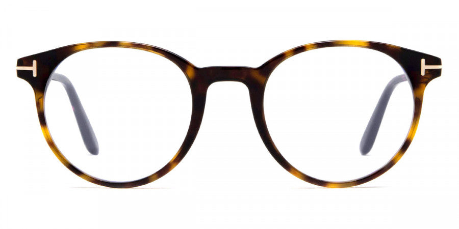 TOM FORD EYEGLASSES - FT5695-B 052 49 - Shiny Classic Dark Havana