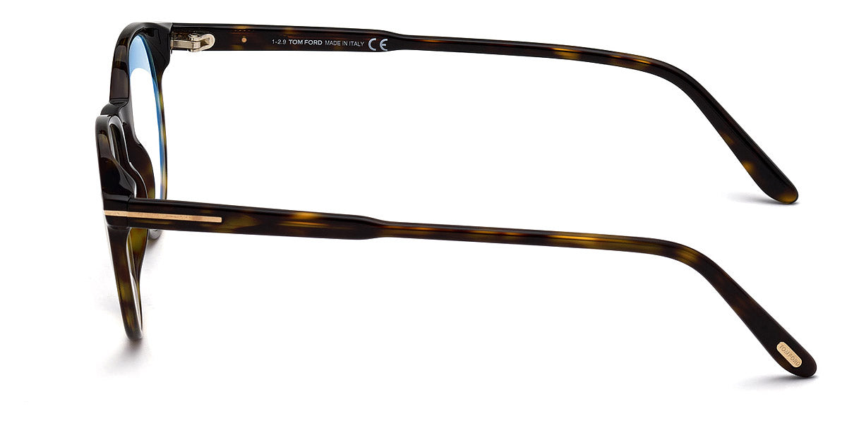 TOM FORD EYEGLASSES - FT5695-B 052 49 - Shiny Classic Dark Havana