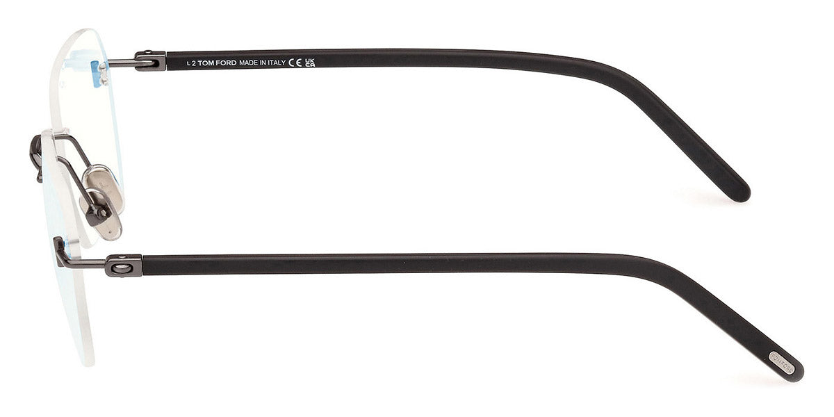 TOM FORD EYEGLASSES - FT5934-B 012 54 - Shiny Dark Ruthenium