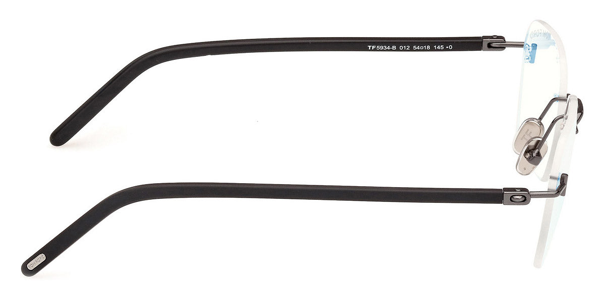 TOM FORD EYEGLASSES - FT5934-B 012 54 - Shiny Dark Ruthenium