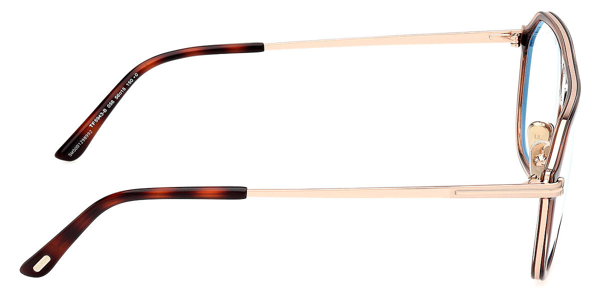 TOM FORD EYEGLASSES - FT5943-B 056 56 - Light Brown/Monocolor