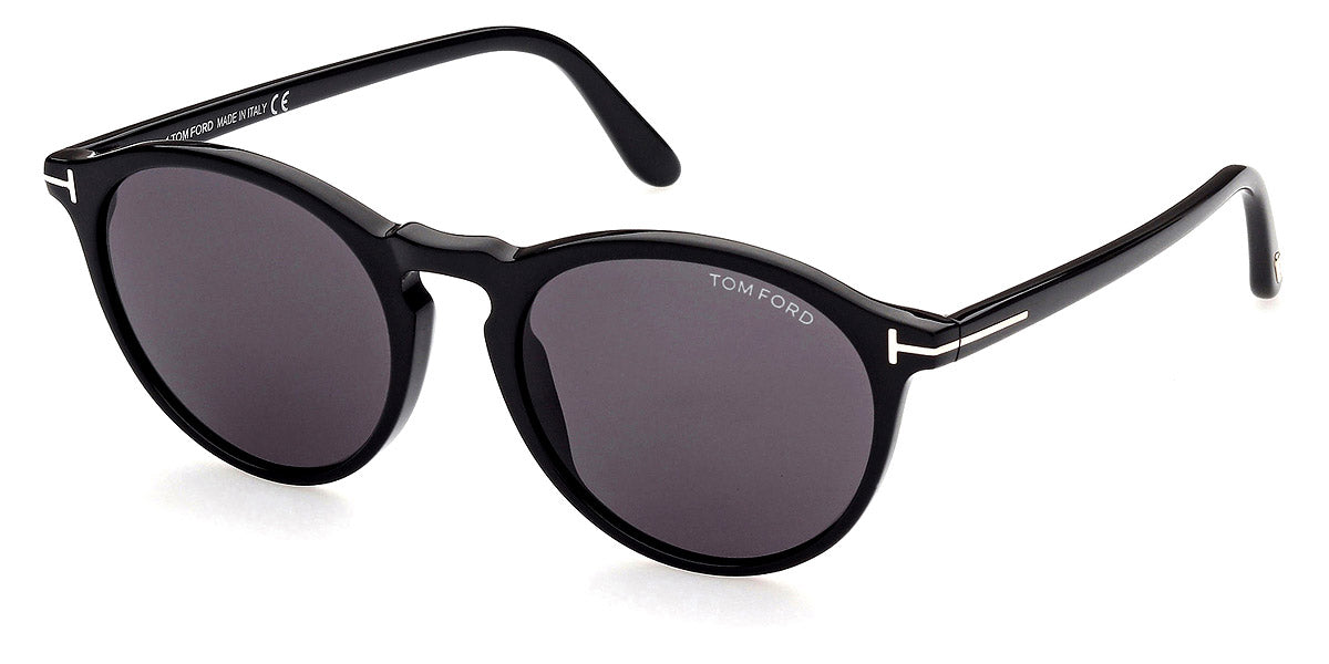 TOM FORD SUNGLASSES AURELE - FT0904 01A 52 - Shiny Black