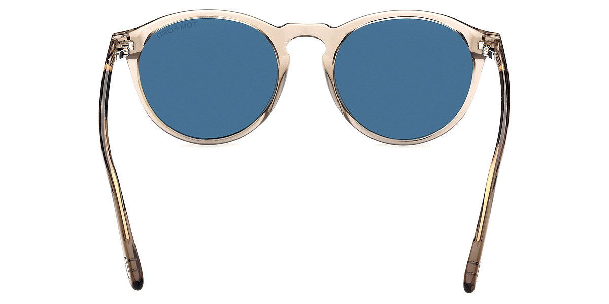 TOM FORD SUNGLASSES AURELE - FT0904 57V 52 - Shiny Transparent Beige