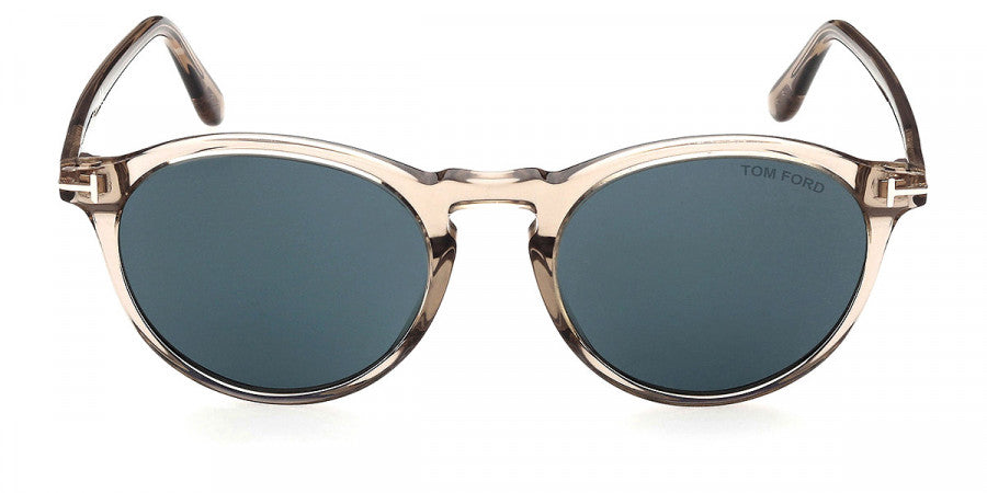 TOM FORD SUNGLASSES AURELE - FT0904 57V 52 - Shiny Transparent Beige