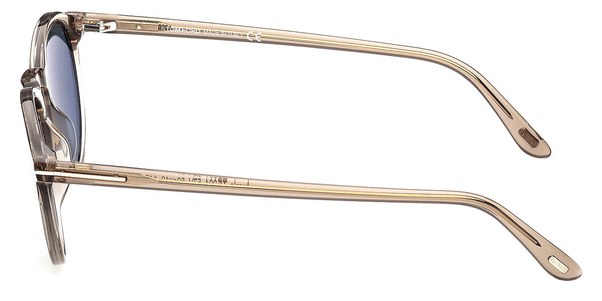 TOM FORD SUNGLASSES AURELE - FT0904 57V 52 - Shiny Transparent Beige