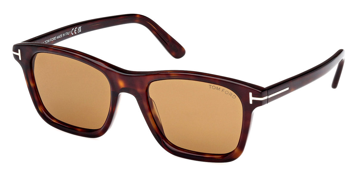 TOM FORD SUNGLASSES BARRON - FT1179 54V 54 - Red Havana