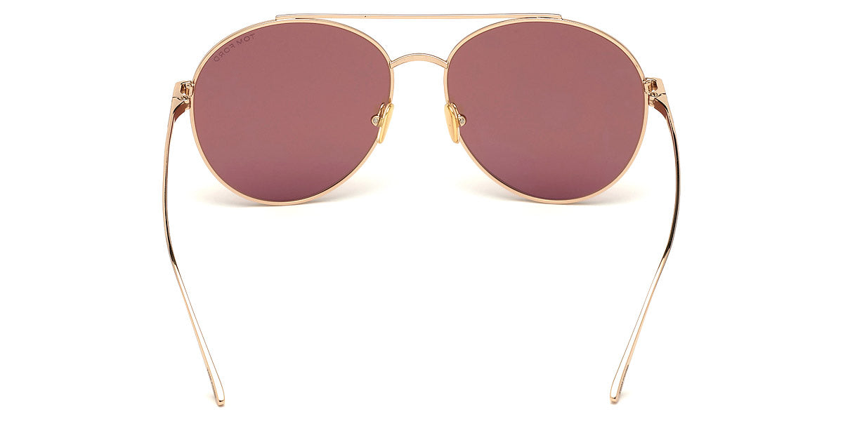 TOM FORD SUNGLASSES CLEO - FT0757 28Y 59 - Shiny Rose Gold