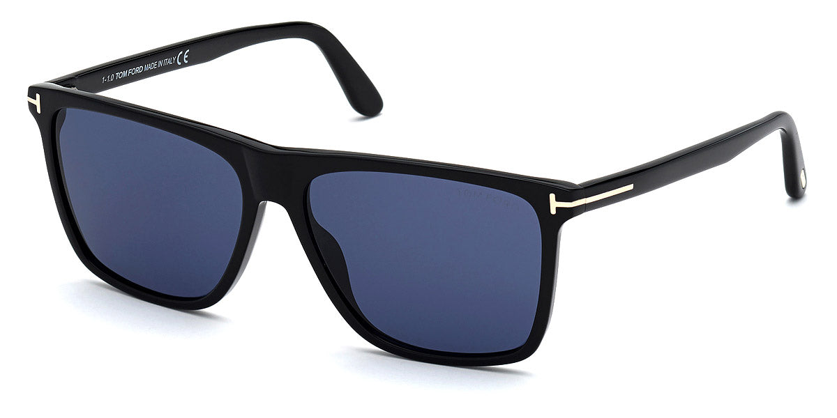 TOM FORD SUNGLASSES FLETCHER - FT0832 01V 57 - Shiny Black