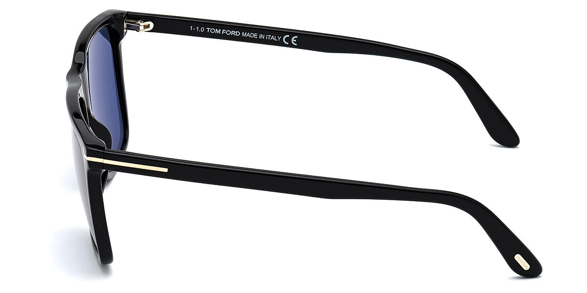 TOM FORD SUNGLASSES FLETCHER - FT0832 01V 57 - Shiny Black