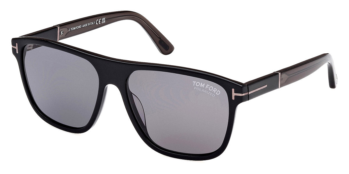 TOM FORD SUNGLASSES FRANCES - FT1081-N 01D 58 - Shiny Black