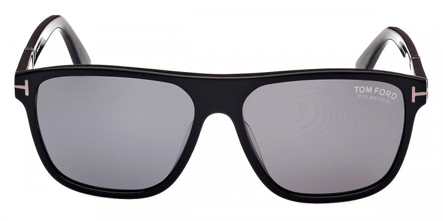 TOM FORD SUNGLASSES FRANCES - FT1081-N 01D 58 - Shiny Black