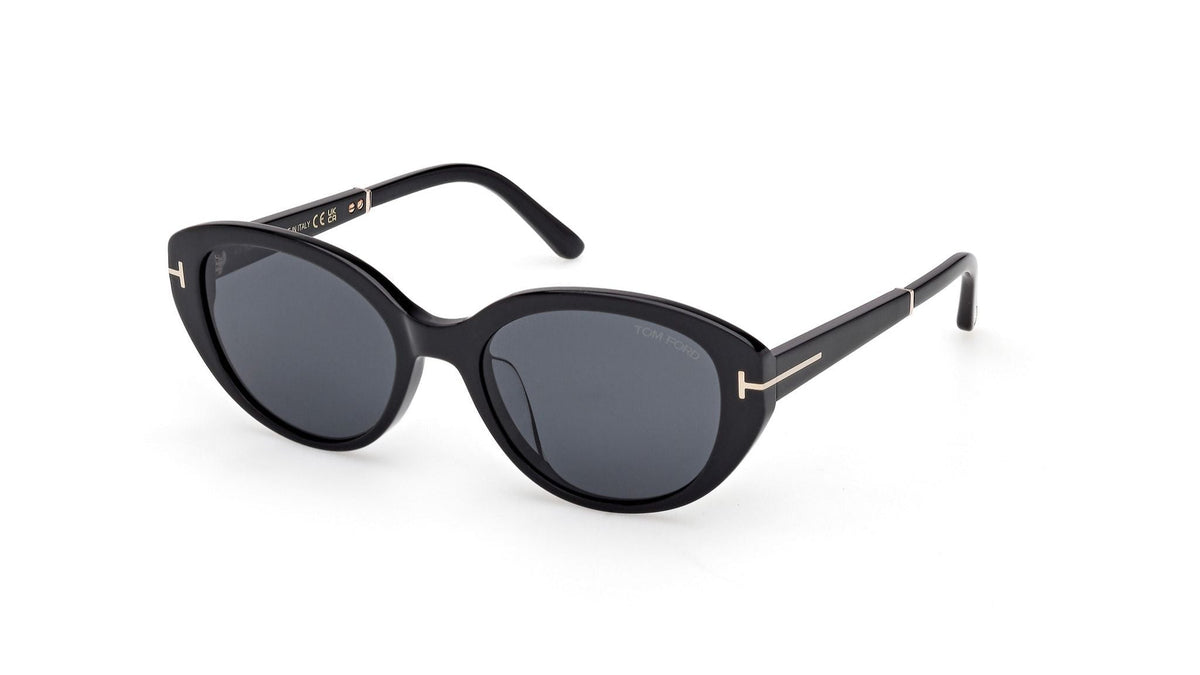 Tom Ford Women Sunglasses Transparent Grey Smoke Oval FT1296-K 20A NEW AUTHENTIC tom-ford-smoke-square-ladies-  main image 2