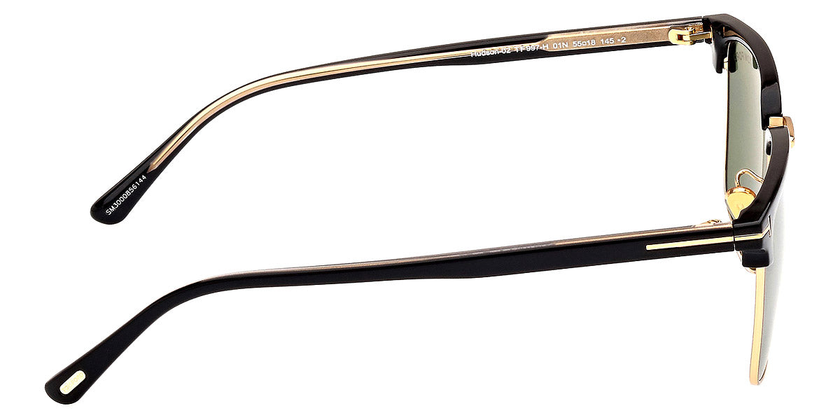 TOM FORD SUNGLASSES HUDSON - FT0997-H 02 01N 55 - Shiny Yellow Gold/T Logo
