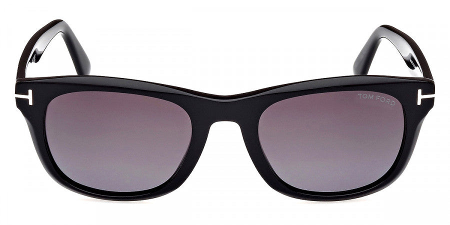 TOM FORD SUNGLASSES KENDEL - FT1076 01B 54 - Shiny Black/Eco/T Logo