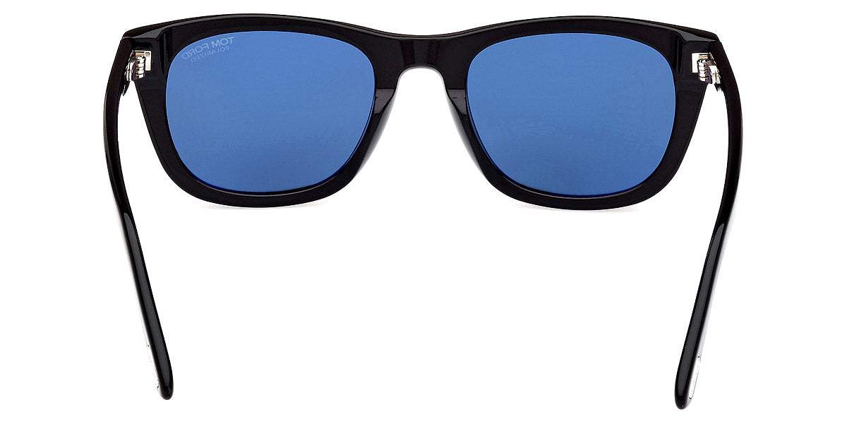 TOM FORD SUNGLASSES KENDEL - FT1076 01M 54 - Shiny Black/Eco/T Logo