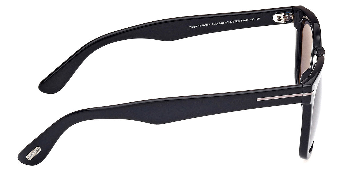 TOM FORD SUNGLASSES KEVYN - FT1099-N 01D 52 - Shiny Black TOM FORD SUNGLASSES KEVYN - FT1099-N 01D 52 - Shiny Black