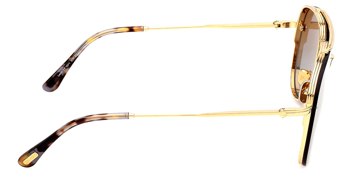TOM FORD SUNGLASSES LEON - FT1071 30F 62 - Shiny Deep Gold