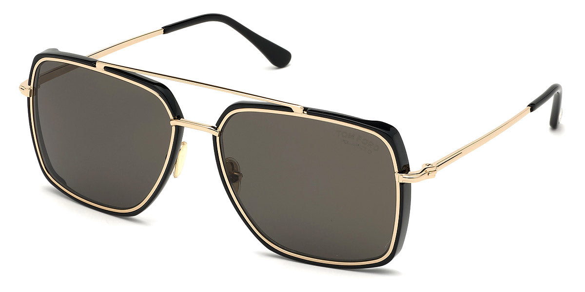 TOM FORD SUNGLASSES LIONEL - FT0750 01D 60 - Shiny Rose Gold/Shiny Black